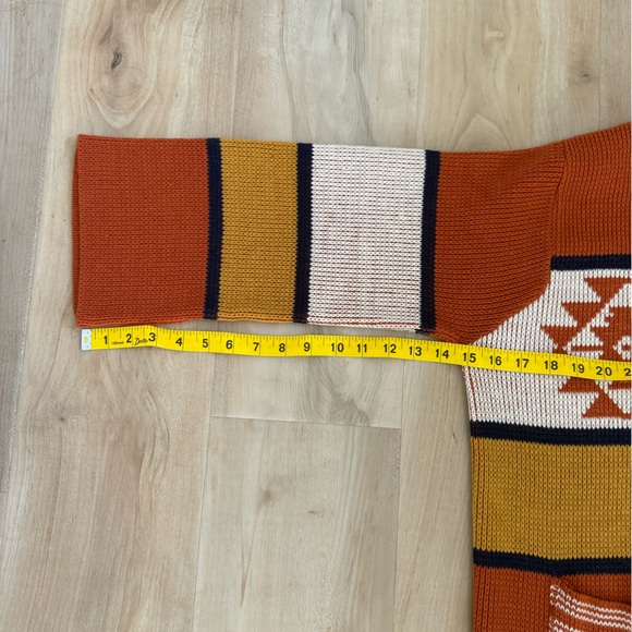 Vintage Southwestern belted cardigan - Picture 6 of 9